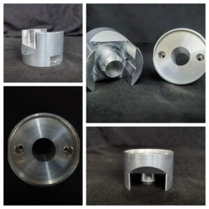 Light-Guide Aluminum-Copper Sleeve (Raw Material Finish)