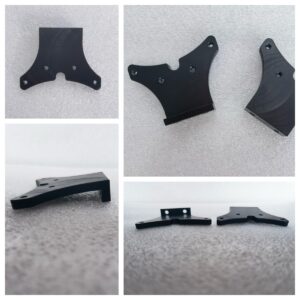 L-Shaped Lens Alignment Bracket (High-Temperature Oxidation Black)